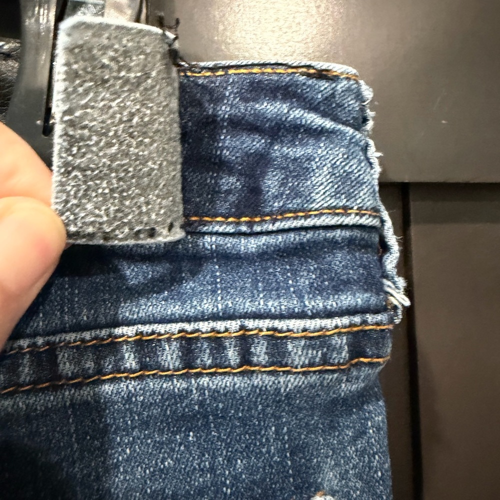 Sara Distressed Skinny Blue Jeans - Picture 4 of 6